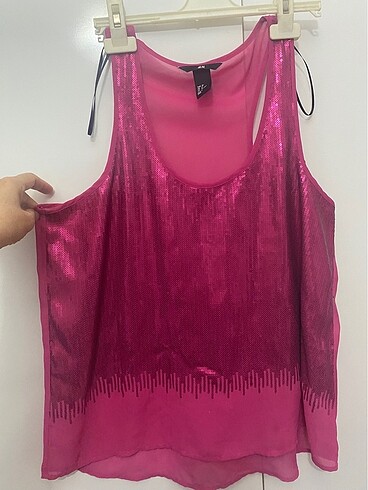 m Beden H&M şifon bluz