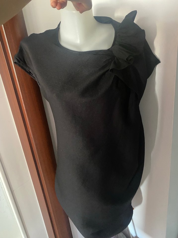 Roman marka kolsuz tunik elbise - Görsel 5