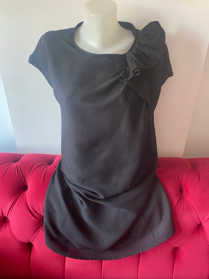 Roman marka kolsuz tunik elbise - Görsel 2