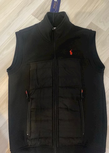 Polo Siyah Fermuarlı Erkek Dik Yaka Yelek - Görsel 8