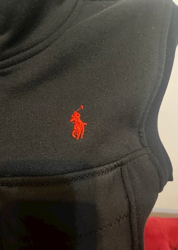 Polo Siyah Fermuarlı Erkek Dik Yaka Yelek - Görsel 6