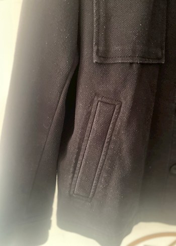 Zara marka Siyah Regular Fit Cep Detaylı Erkek Ceket - Görsel 6