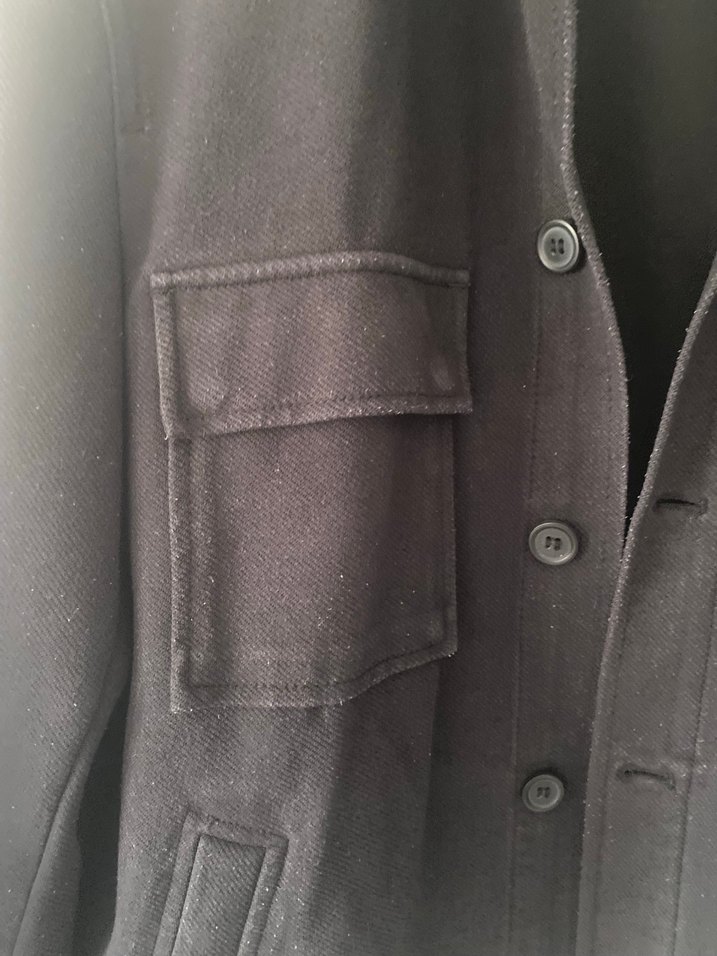 Zara marka Siyah Regular Fit Cep Detaylı Erkek Ceket - Görsel 2