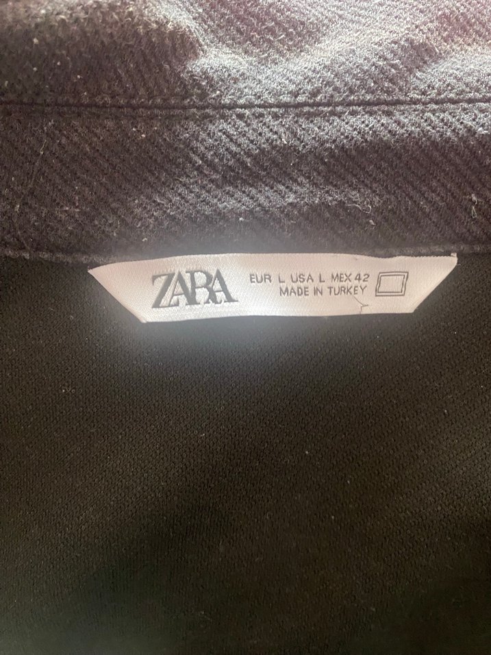 Zara marka Siyah Regular Fit Cep Detaylı Erkek Ceket - Görsel 4