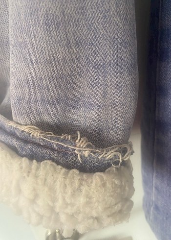 Defacto marka Düğmeli erkek Midi Denim Ceket - Görsel 8