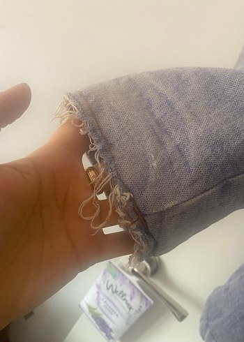 Defacto marka Düğmeli erkek Midi Denim Ceket - Görsel 9