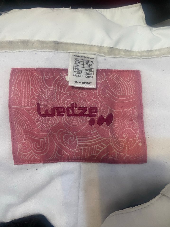 Kadın Beyaz Kayak Pantolonu askılı# wedze - Görsel 5