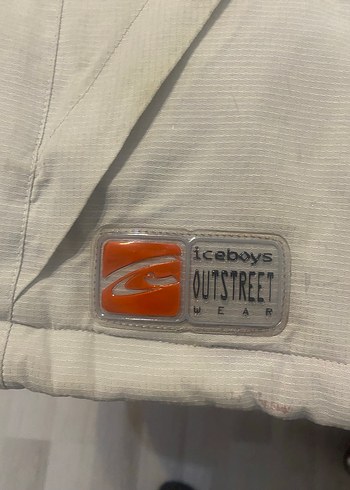 Erkek Beyaz Biker Stil Kayak Montu - Görsel 9