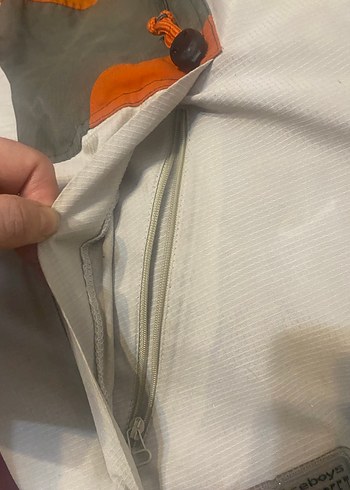 Erkek Beyaz Biker Stil Kayak Montu - Görsel 8