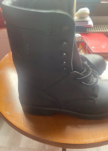 Siyah Deri Erkek Bot - Görsel 3