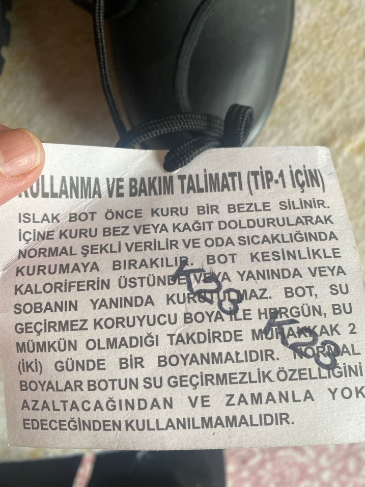 Siyah Deri Erkek Bot - Görsel 5