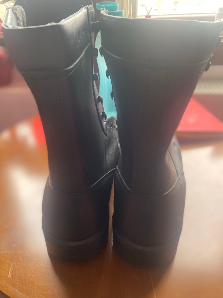 Siyah Deri Erkek Bot - Görsel 2