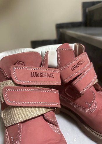 Lumberjack Pudra Süet Bot, Tokalı, Blok Topuklu