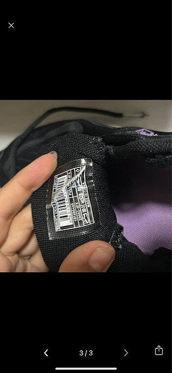 37 Beden Lumberjuck Siyah Spor Ayakabı