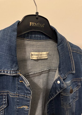 Kısa kot ceket - Görsel 2