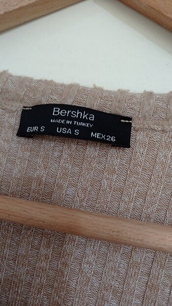 s Beden Bershka latte rengi hırka
