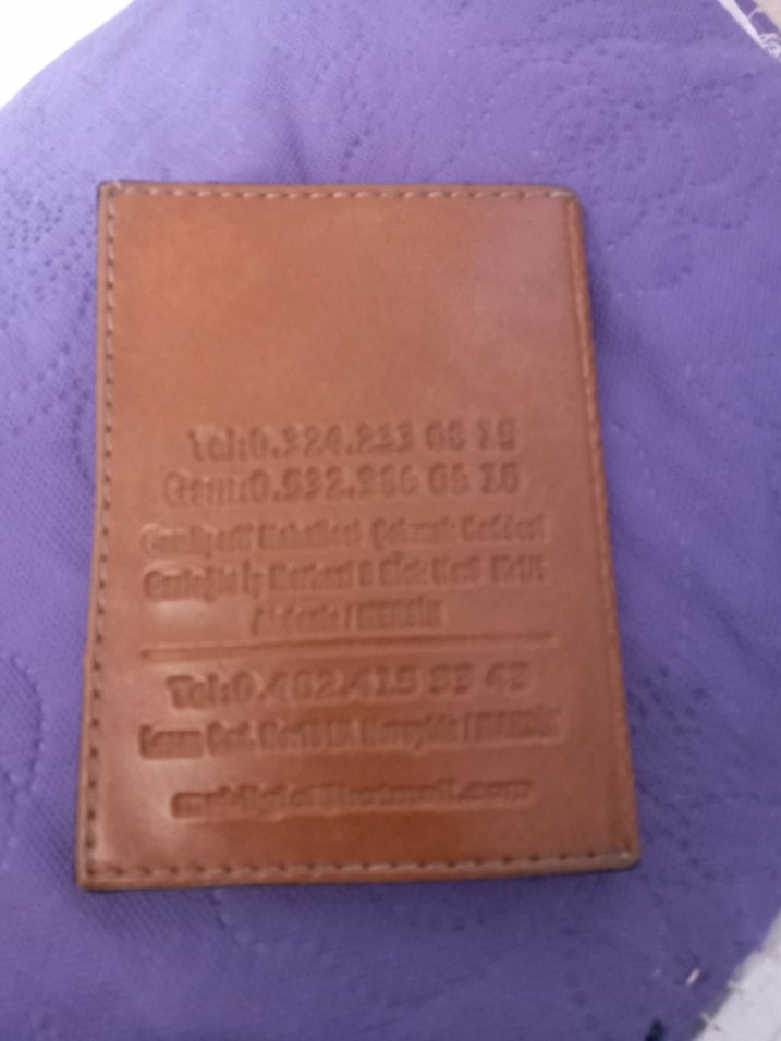 Kahverengi Baskılı Erkek Cüzdanı - Görsel 2