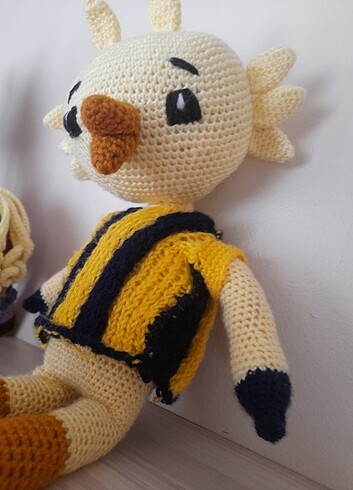 Beden Amigurumi Fenerbahçe Sarı Kanarya