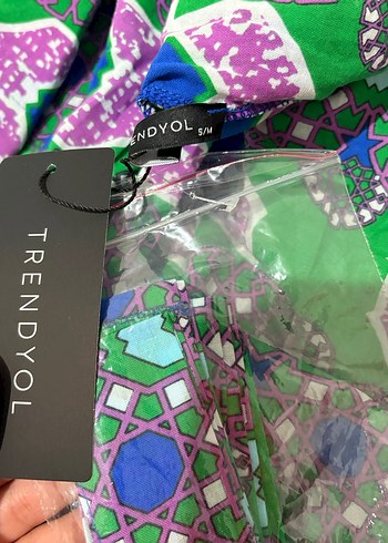 Uzun, bol kesim, bağlama desenli kadın kimono - Görsel 7