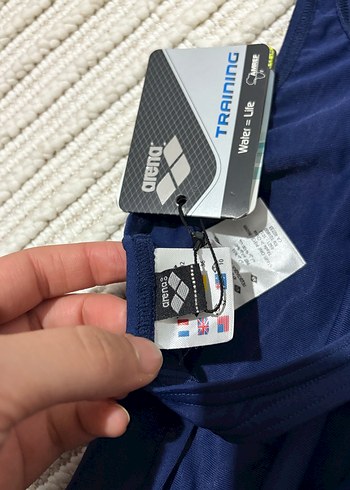 Lacivert İnce Askılı Kadın Mayo - Görsel 4