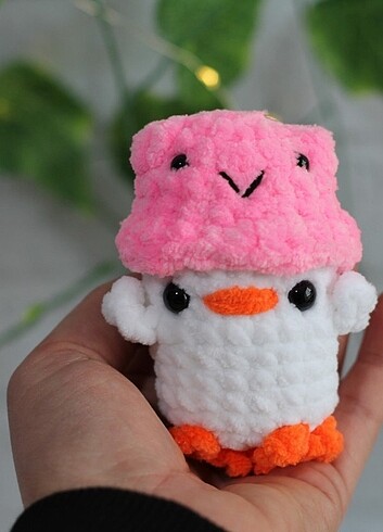 Amigurumi civciv anahtarlık