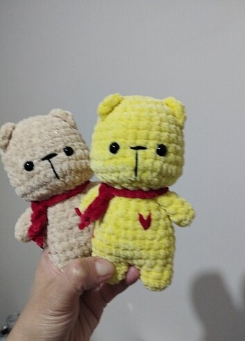 Diğer Amigurumi ayı oyuncak anahtarlık