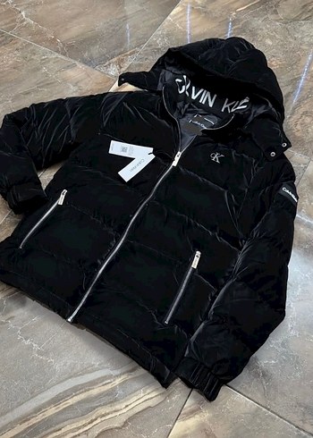 Calvin Klein Siyah Fermuarlı Erkek Mont - Görsel 3