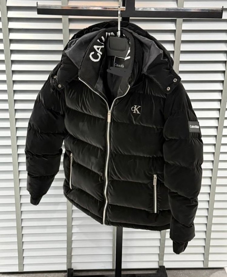 Calvin Klein Siyah Fermuarlı Erkek Mont - Görsel 2