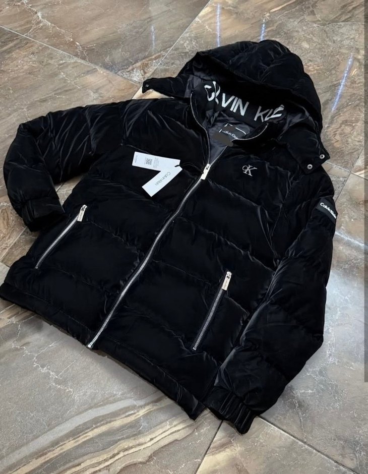 Calvin Klein Siyah Fermuarlı Erkek Mont - Görsel 3