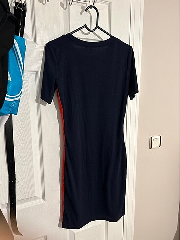38 Beden H&M lacivert bodycon mini elbise