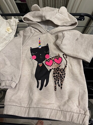 Özel gün elbise +sweatshirt - Görsel 3