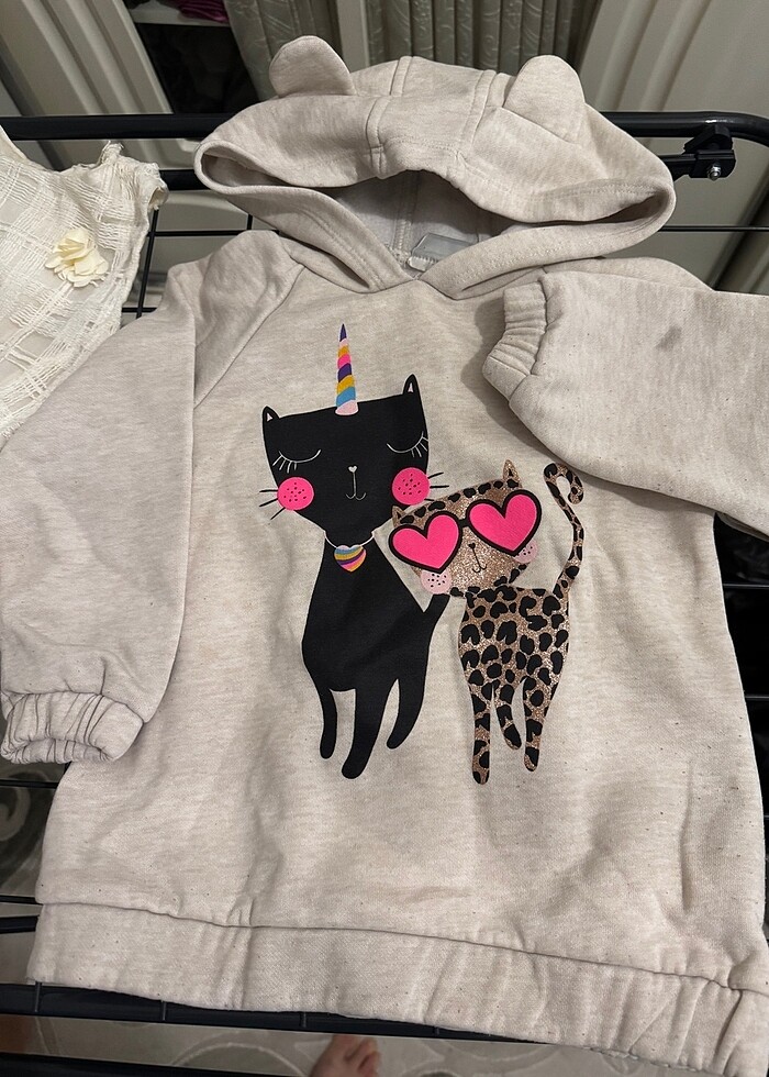 Özel gün elbise +sweatshirt - Görsel 3