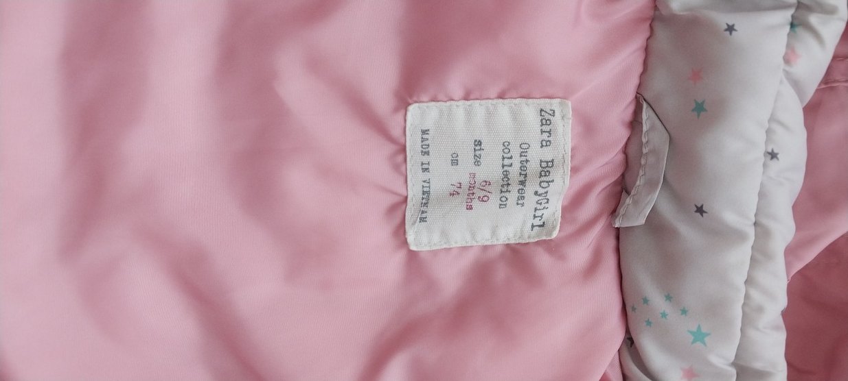 Kız Çocuk Gri  Fermuarlı Yelek - Görsel 2