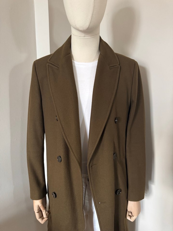 Kahverengi Kruvaze Zara Kaban - Görsel 2