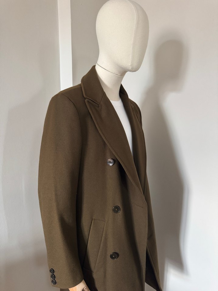 Kahverengi Kruvaze Zara Kaban - Görsel 4