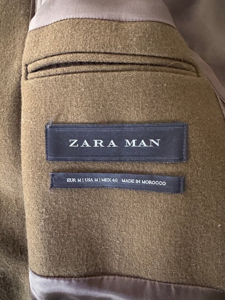 Kahverengi Kruvaze Zara Kaban - Görsel 5