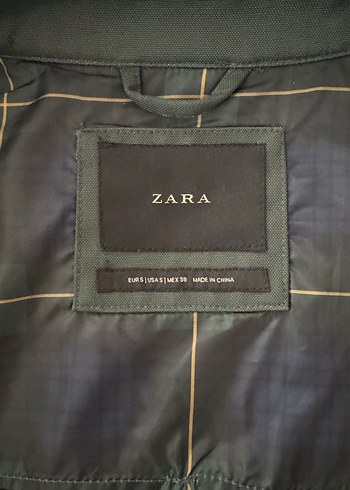 Zara Yeşil Trençkot - Görsel 9