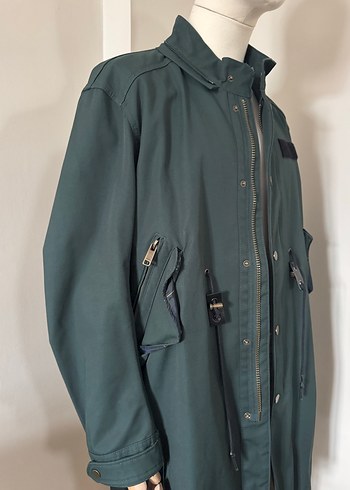 Zara Yeşil Trençkot - Görsel 4