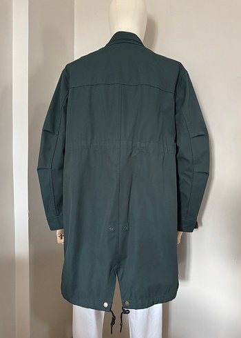 Zara Yeşil Trençkot - Görsel 6