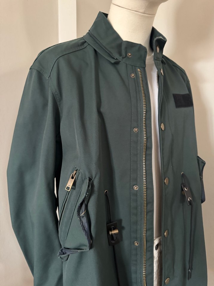 Zara Yeşil Trençkot - Görsel 5