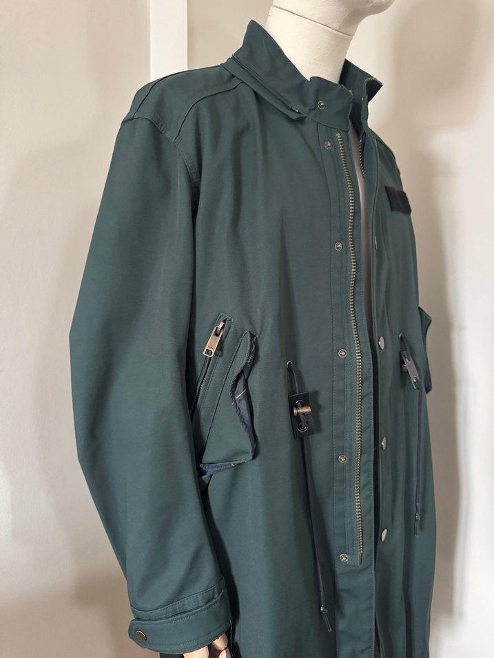 Zara Yeşil Trençkot - Görsel 4