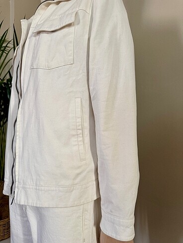 MANGO KETEN CEKET - Görsel 5