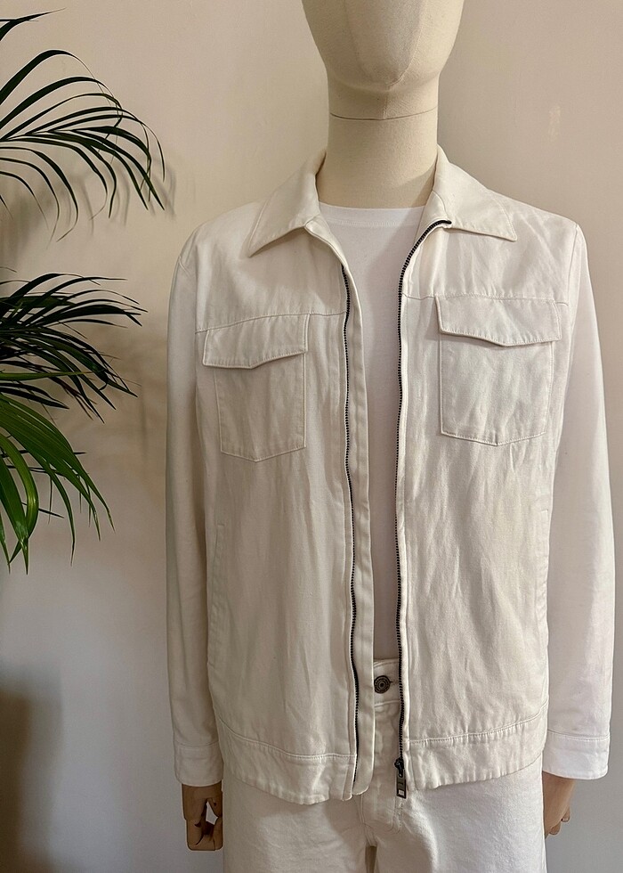 MANGO KETEN CEKET - Görsel 2