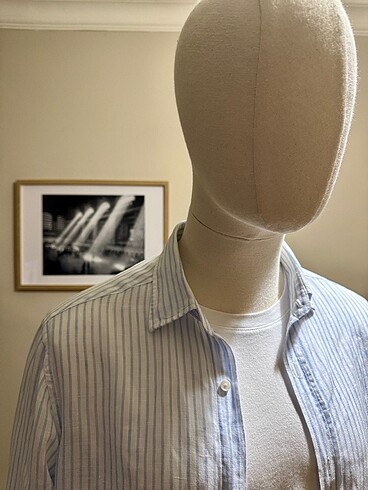 MASSIMO DUTTI KETEN GÖMLEK - Görsel 5