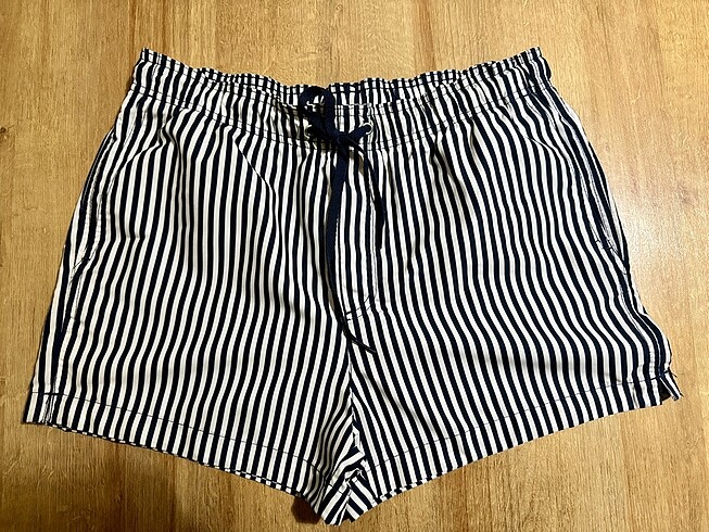 H&M MAVİ ÇİZGİLİ DENİZ ŞORTU - Görsel 4