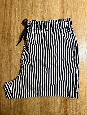 H&M MAVİ ÇİZGİLİ DENİZ ŞORTU - Görsel 6