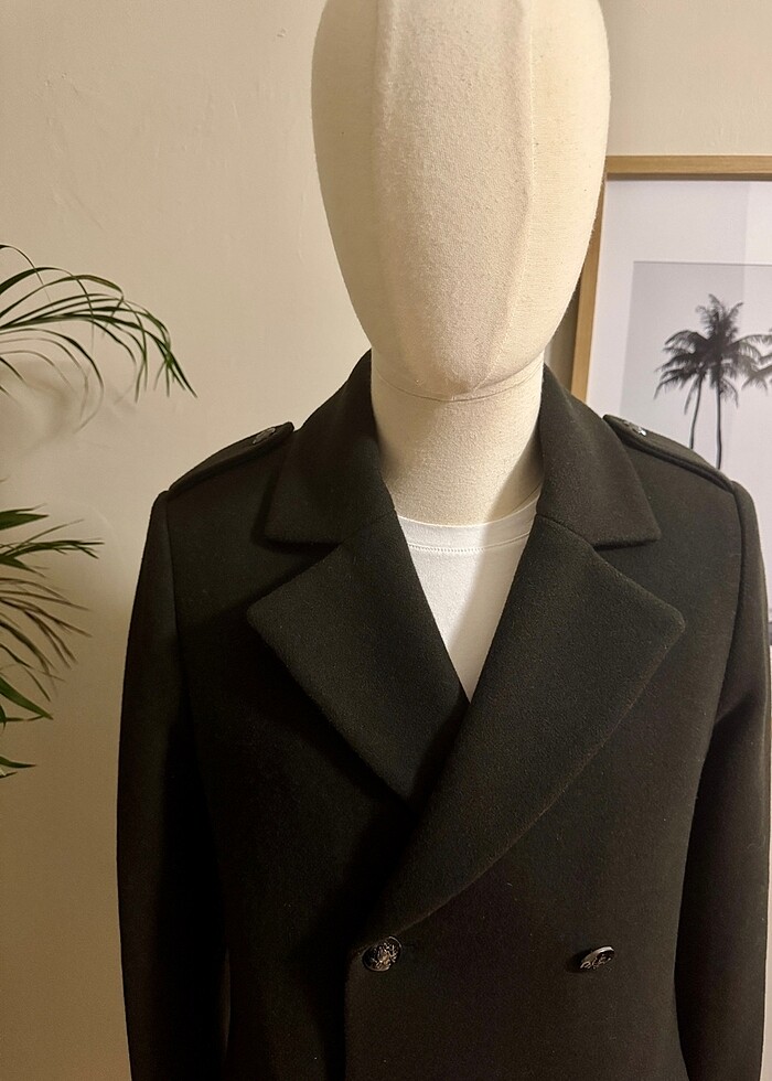 H&M UZUN KAŞE KABAN - Görsel 4