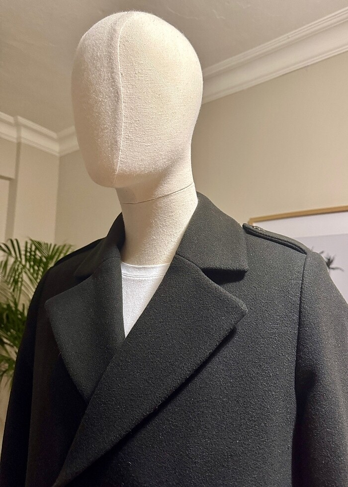 H&M UZUN KAŞE KABAN - Görsel 5