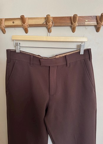 ABERCROMBIE, Kahverengi Regular Fit Kumaş Pantolon - Görsel 3