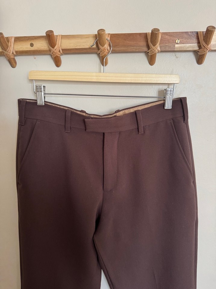 ABERCROMBIE, Kahverengi Regular Fit Kumaş Pantolon - Görsel 3